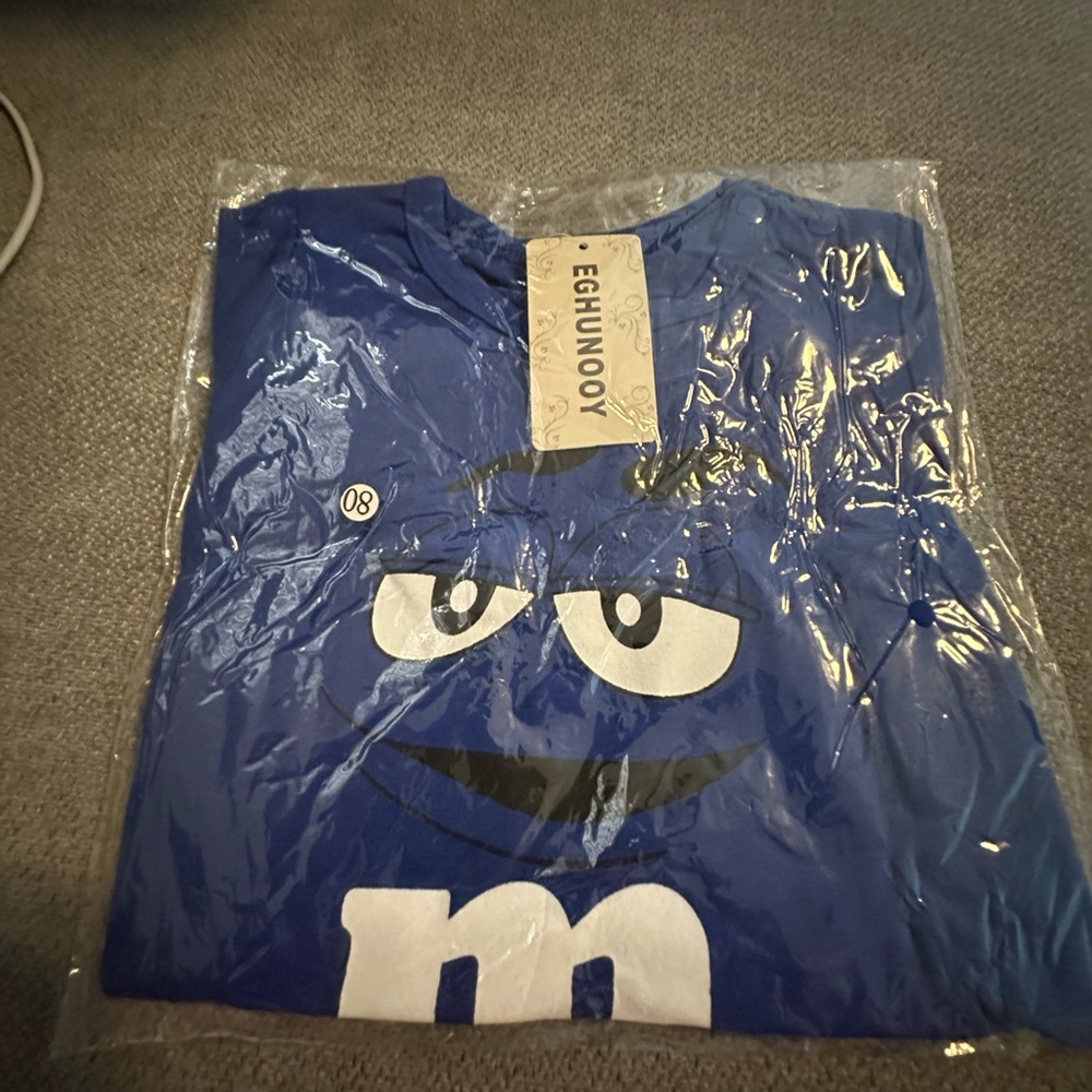 Blue M bodysuit